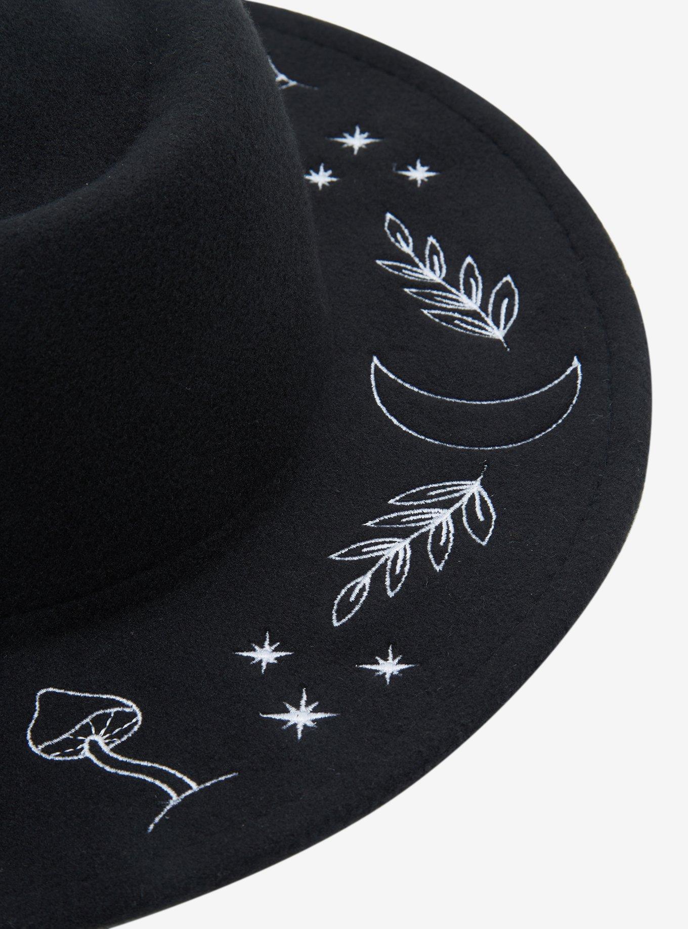 Mushroom Celestial Wide Brim Hat, , alternate