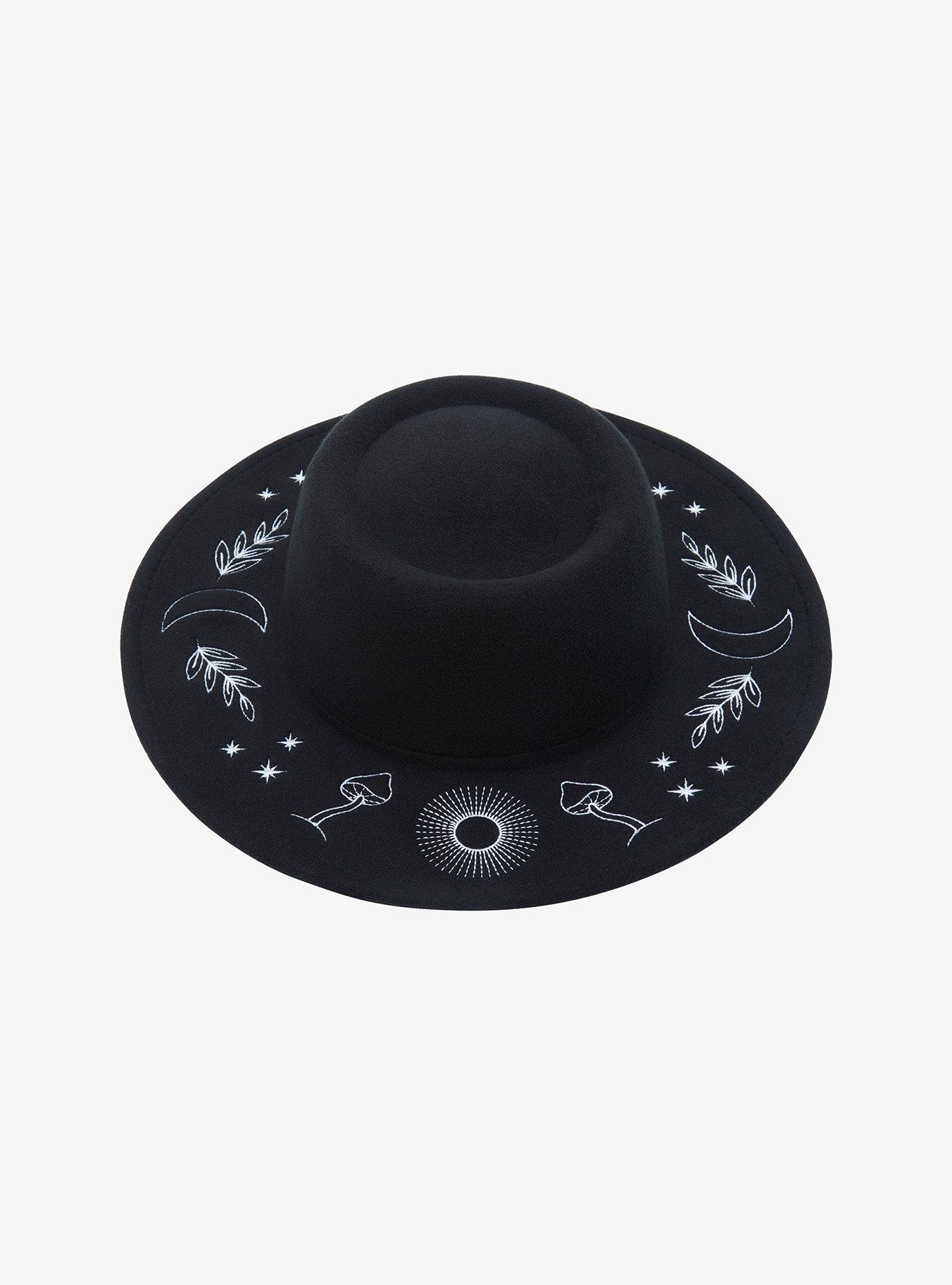 Mushroom Celestial Wide Brim Hat, , alternate
