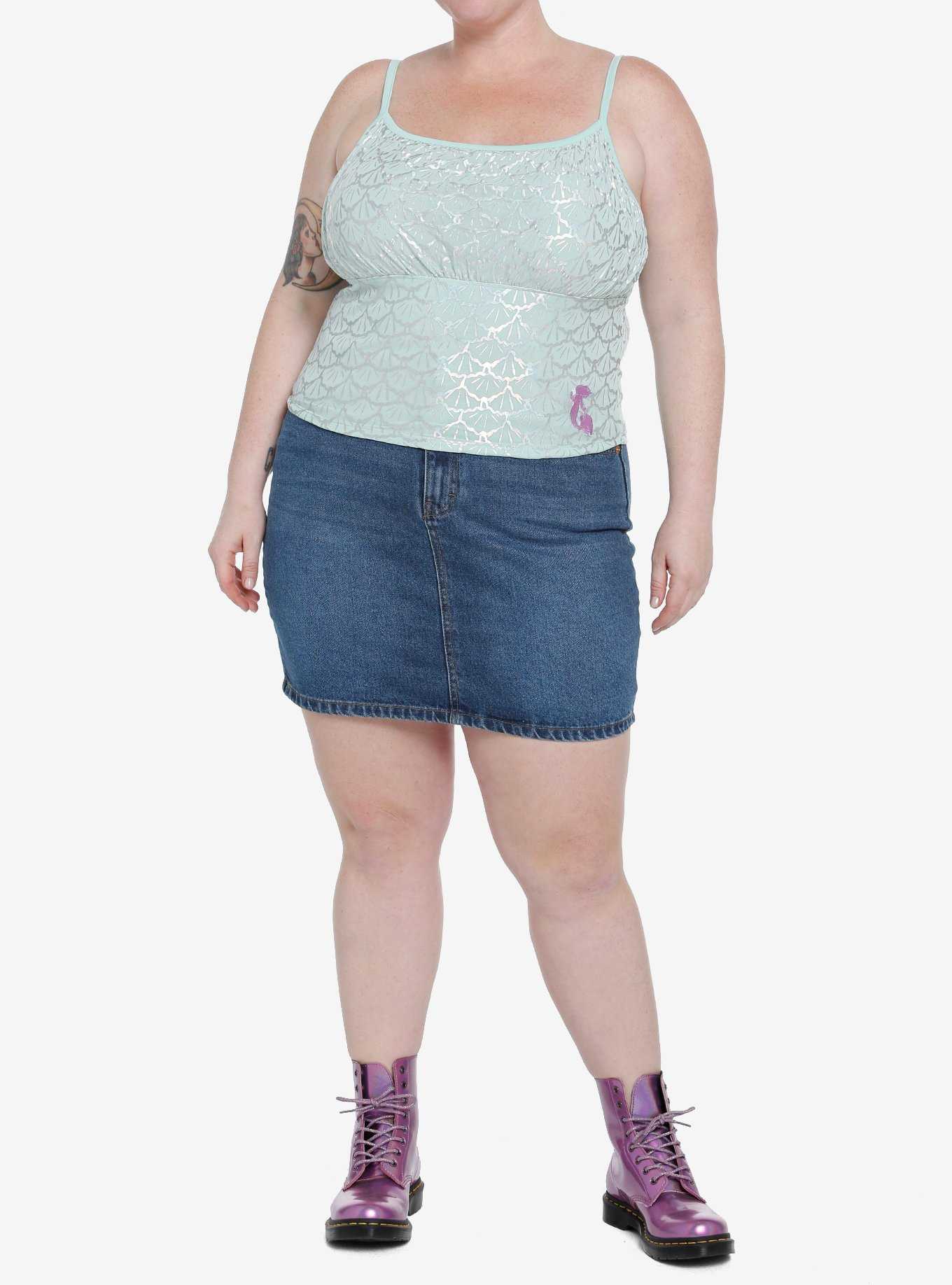 Her Universe Disney The Little Mermaid Mesh Shell Cami Plus Size, , hi-res