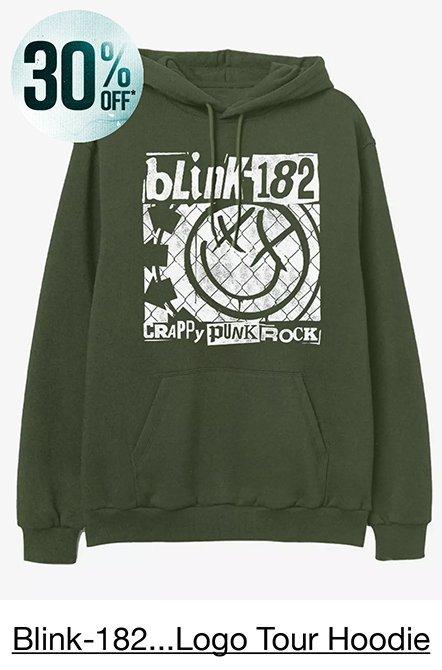 Blink-182 Smile Logo Tour Hoodie