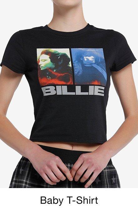 Billie Eilish Hit Me Hard And Soft Double Portrait Girls Baby T-Shirt