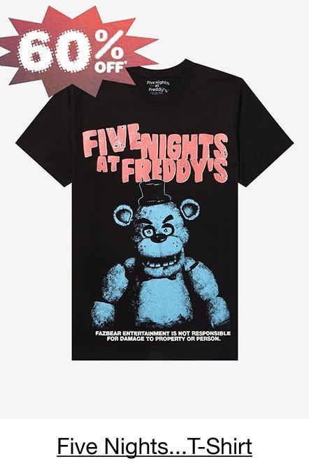 Five Nights At Freddy's Jumbo Print T-Shirt