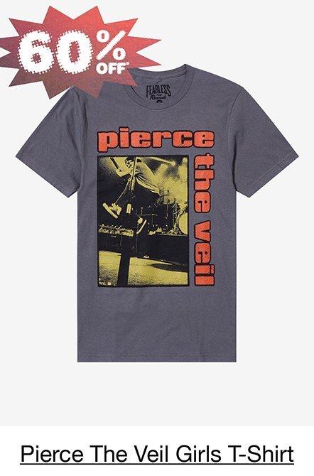 Pierce The Veil Stage Performance Boyfriend Fit Girls T-Shirt