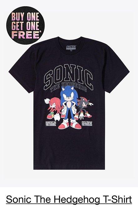 Sonic The Hedgehog Varsity Trio T-Shirt
