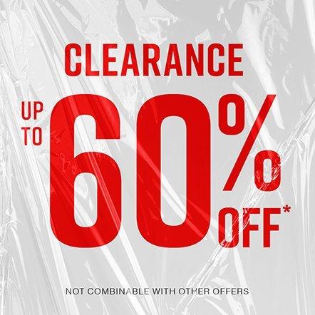 Shop Up To 60% Off Clearance
