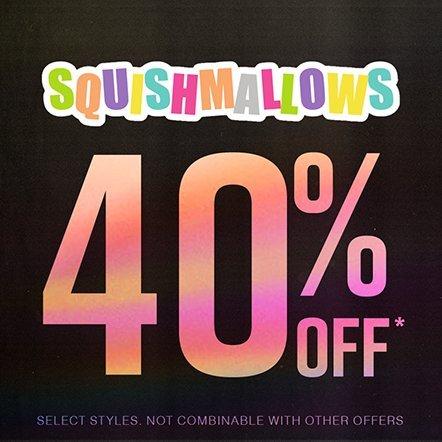 Shop 40% Off Squishmallows