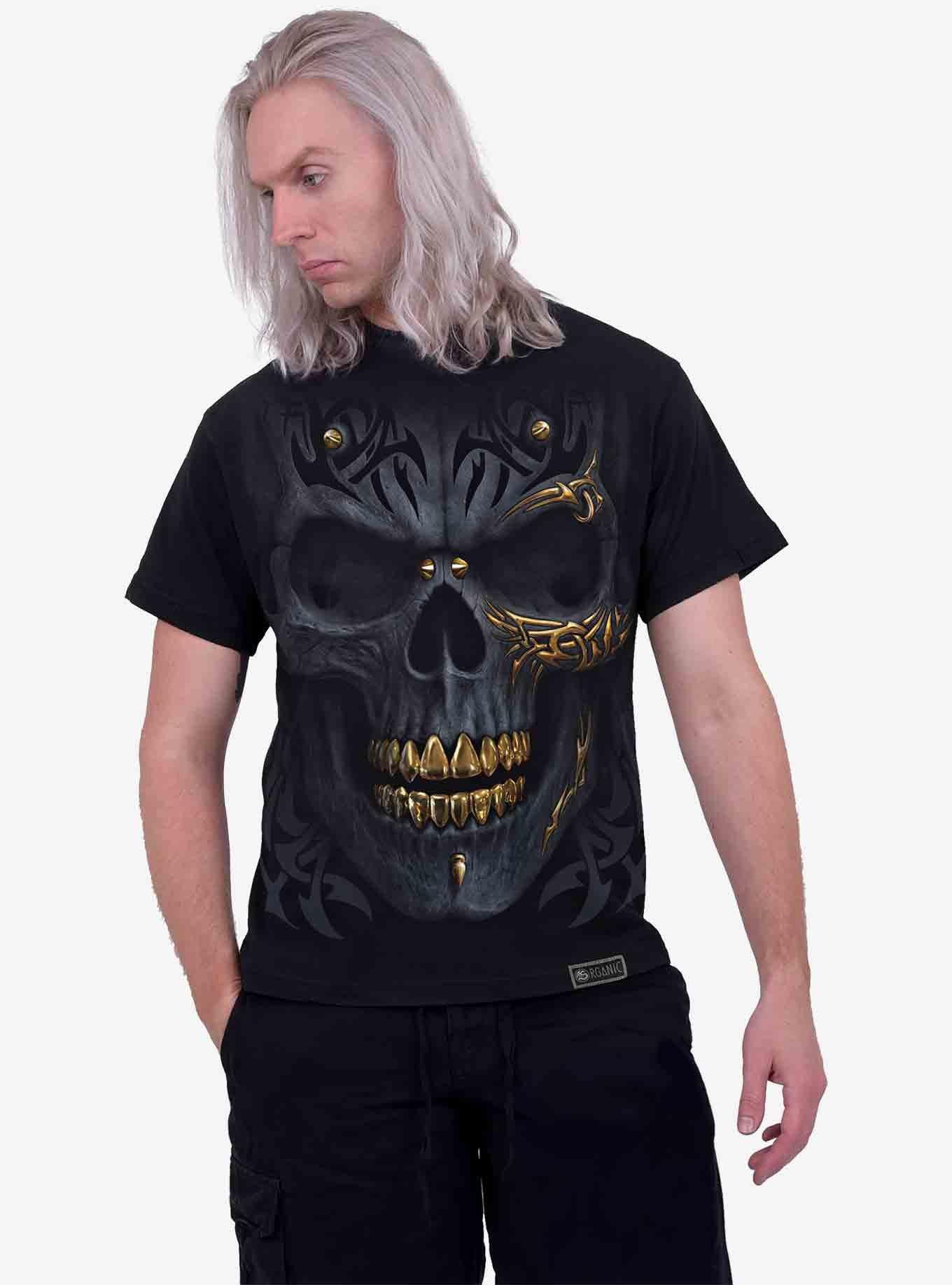 Black Gold Organic T-Shirt, BLACK, alternate
