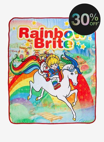 Rainbow Brite & Starlite Throw Blanket