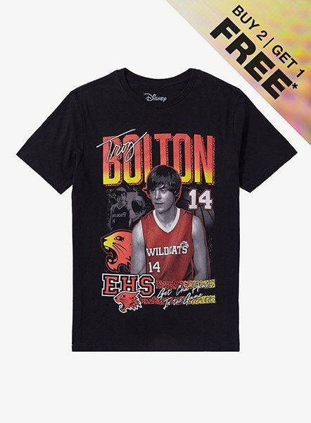 Disney High School Musical Troy Bolton Boyfriend Fit Girls T-Shirt