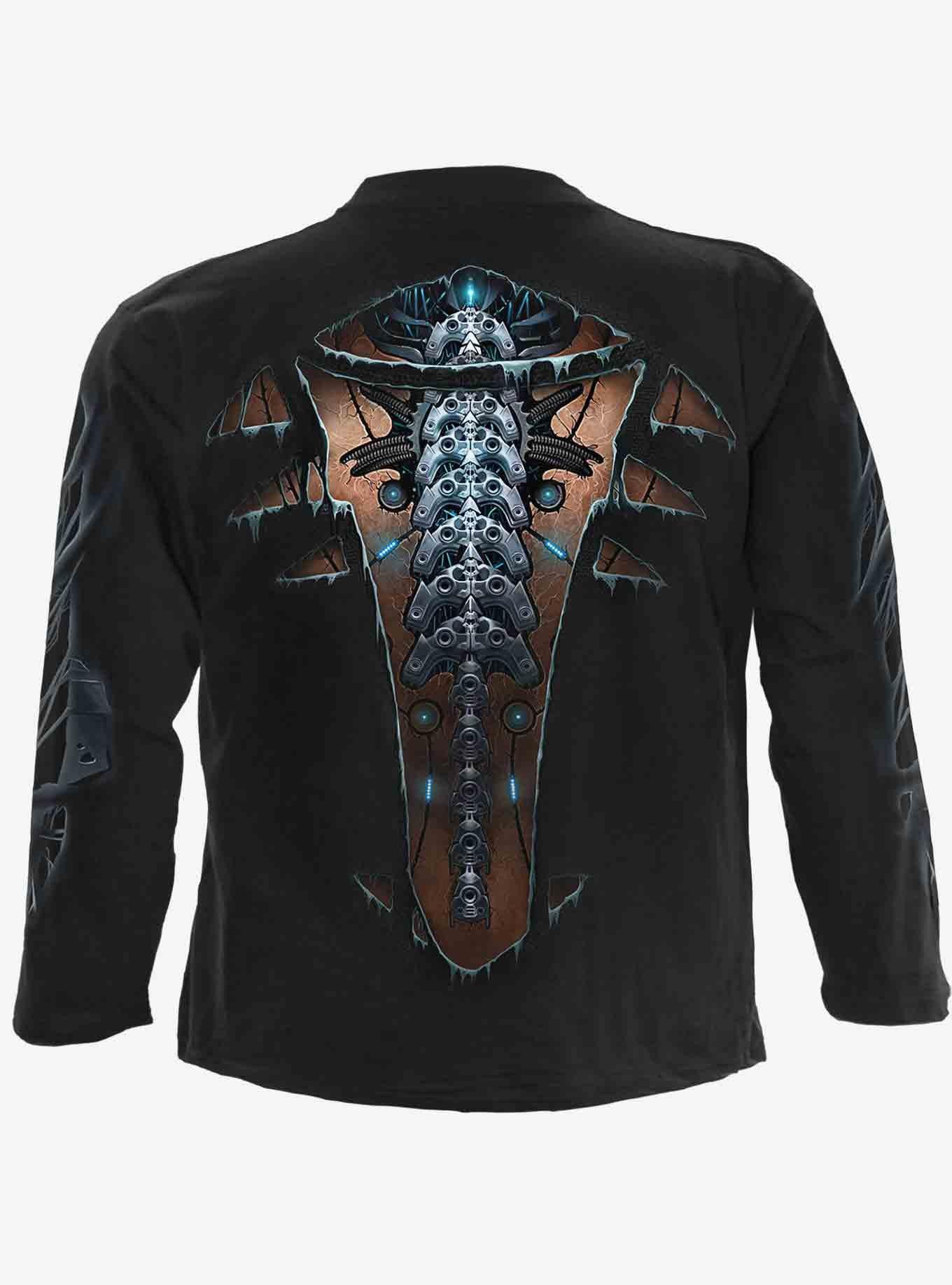 Cyber Skin Longsleeve T-Shirt, BLACK, alternate