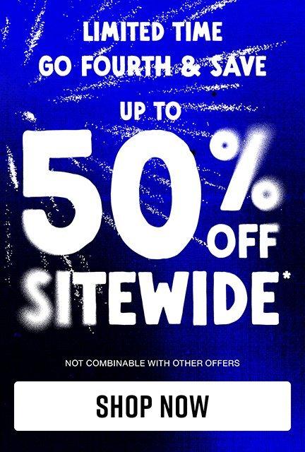 Shop Up To 50% Off Sitewide