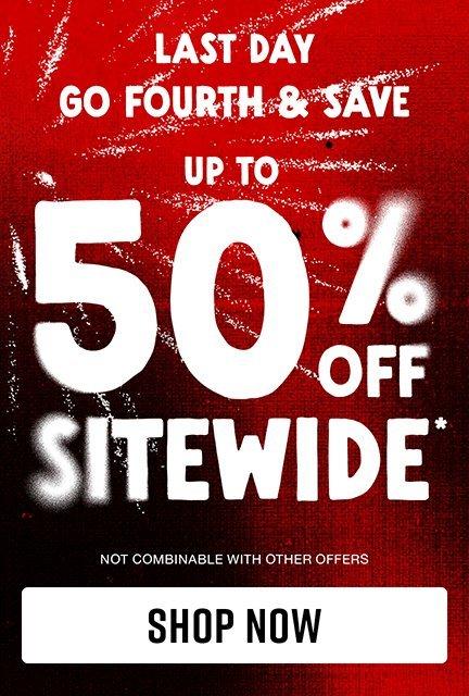 Shop Up To 50% Off Sitewide