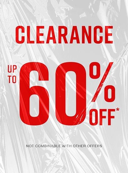 Shop Up To 60% Off Clearance