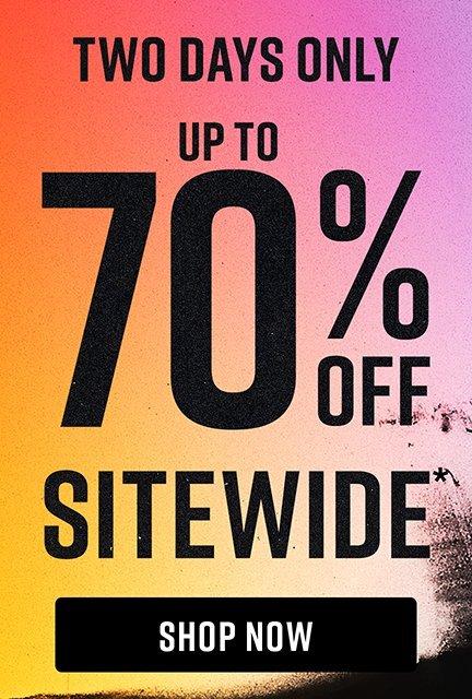 Shop Up To 70% Off Sitewide