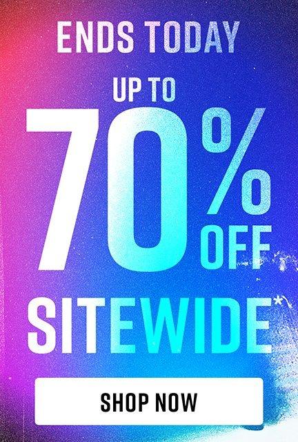 Shop Up To 70% Off Sitewide