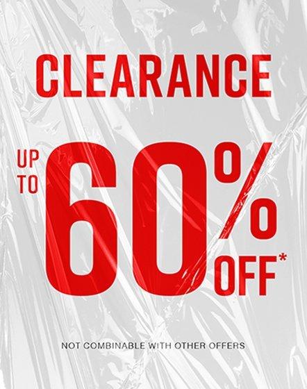 Shop Up To 60% Off Clearance