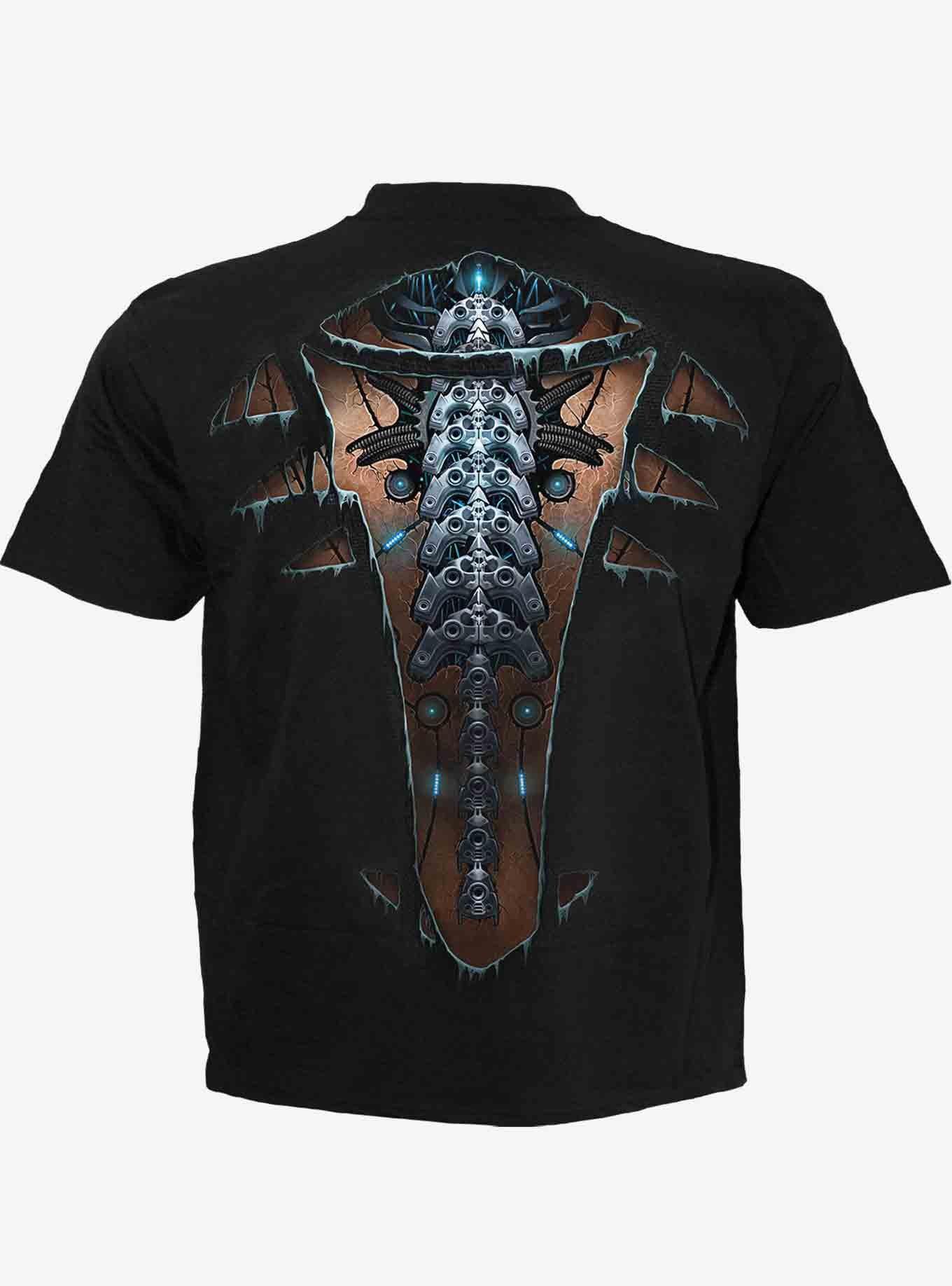 Cyber Skin T-Shirt, BLACK, alternate