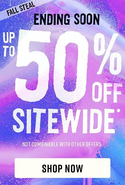 Shop Up To 50% Off Sitewide