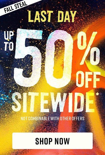 Shop Up To 50% Off Sitewide