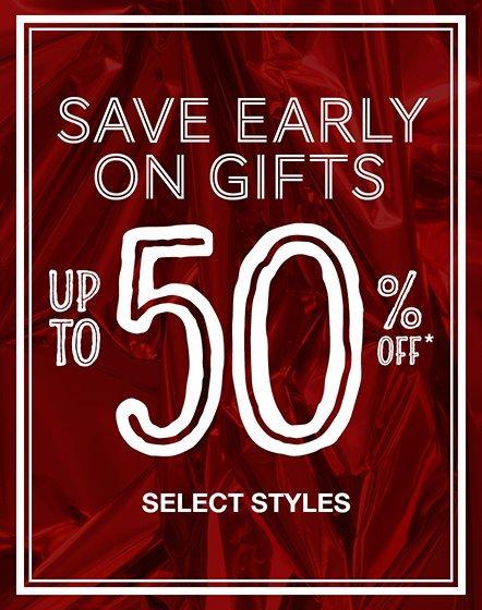 Shop Up To 50% Off Select Styles