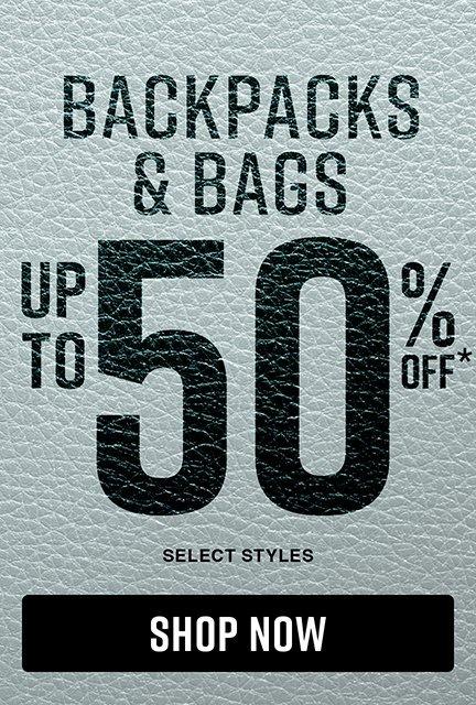 Shop Up To 50% Off Backpacks & Bags