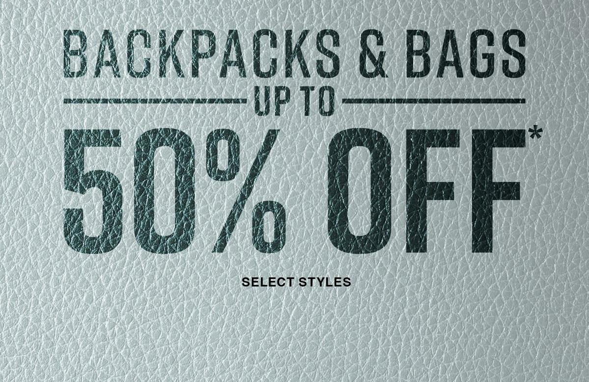 Shop Up To 50& Off Backpacks & Bags