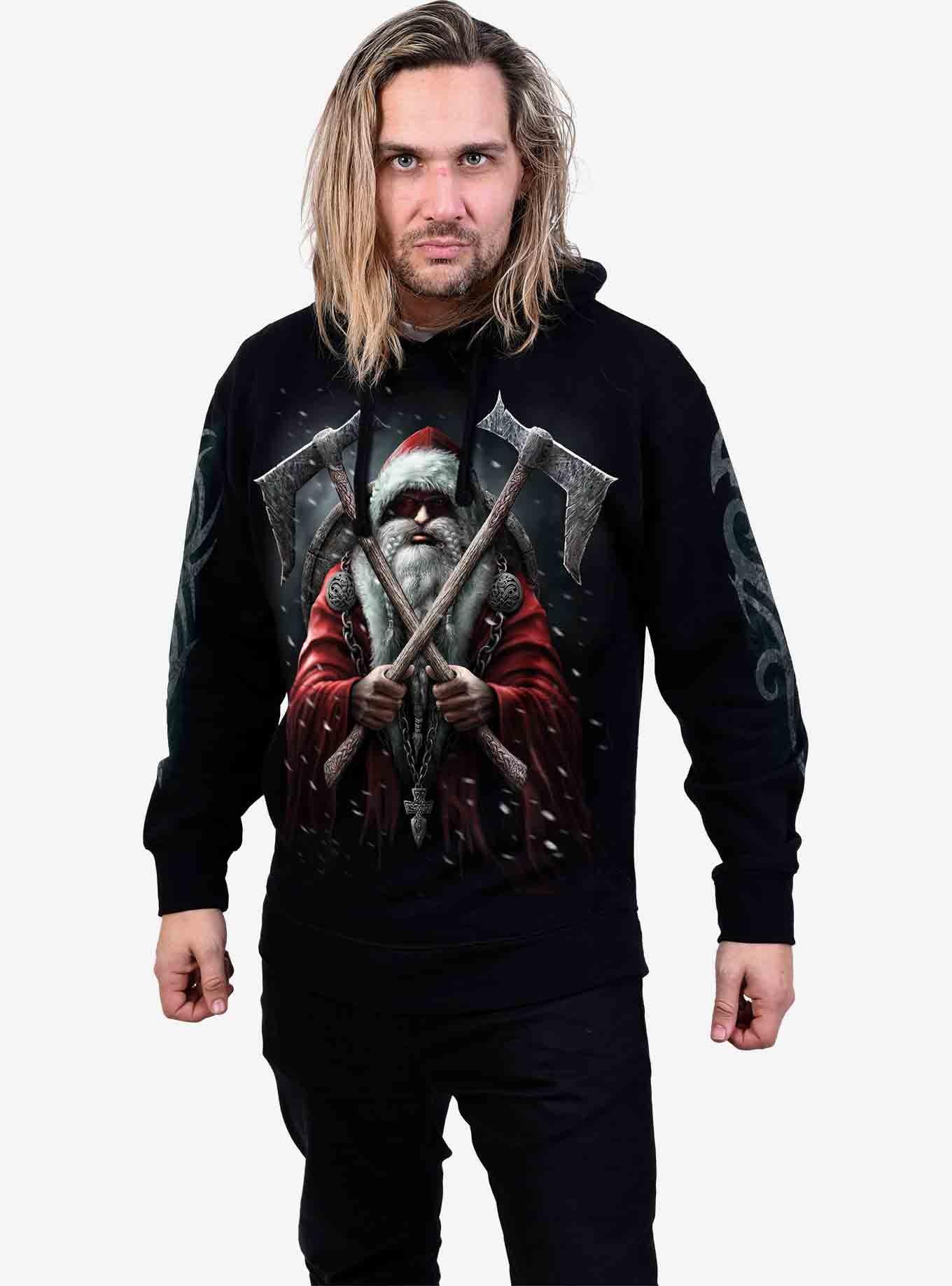 Sleigher Hoodie, BLACK, alternate