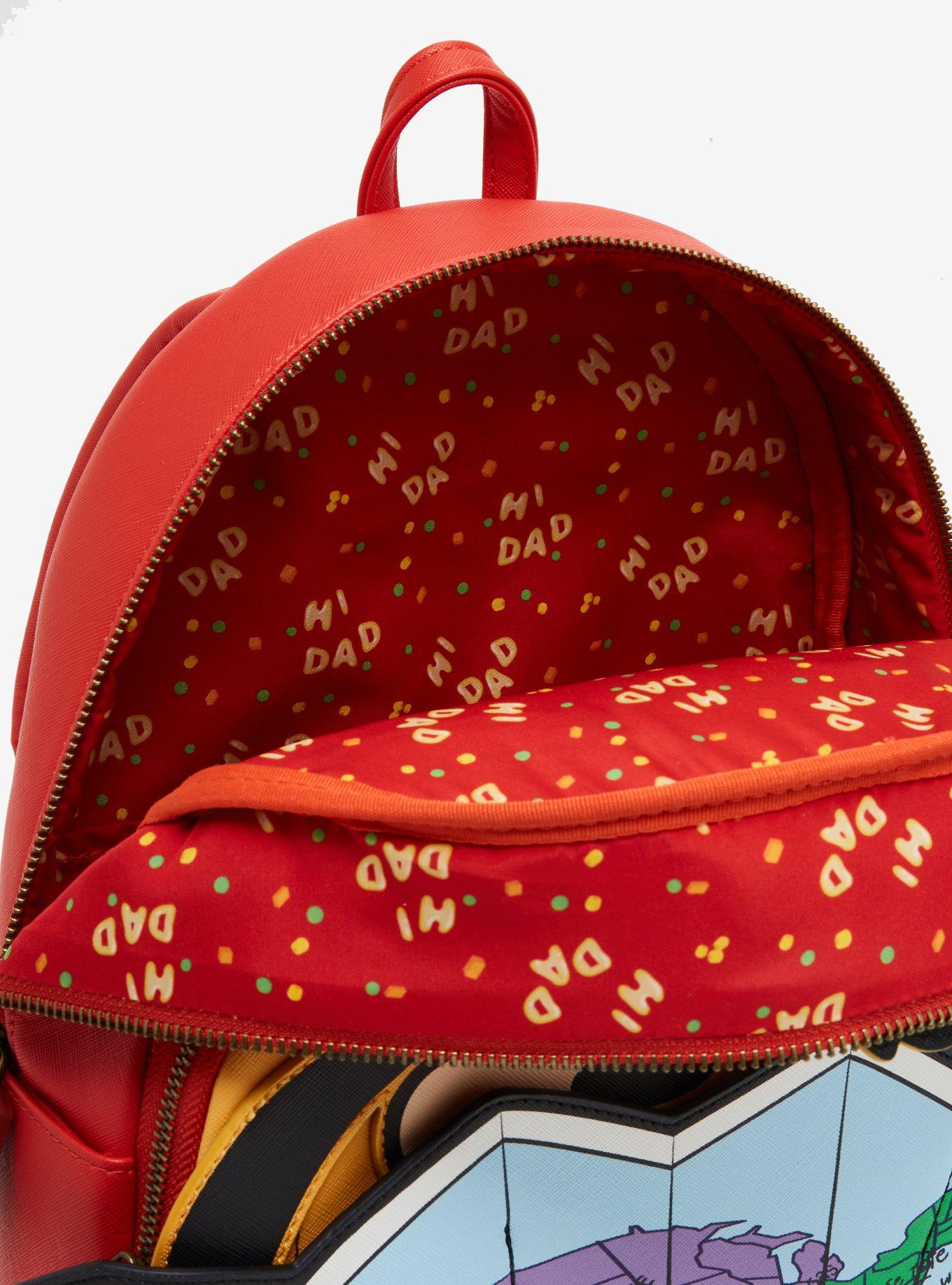Loungefly Disney A Goofy Movie Portraits Map Mini Backpack, , alternate