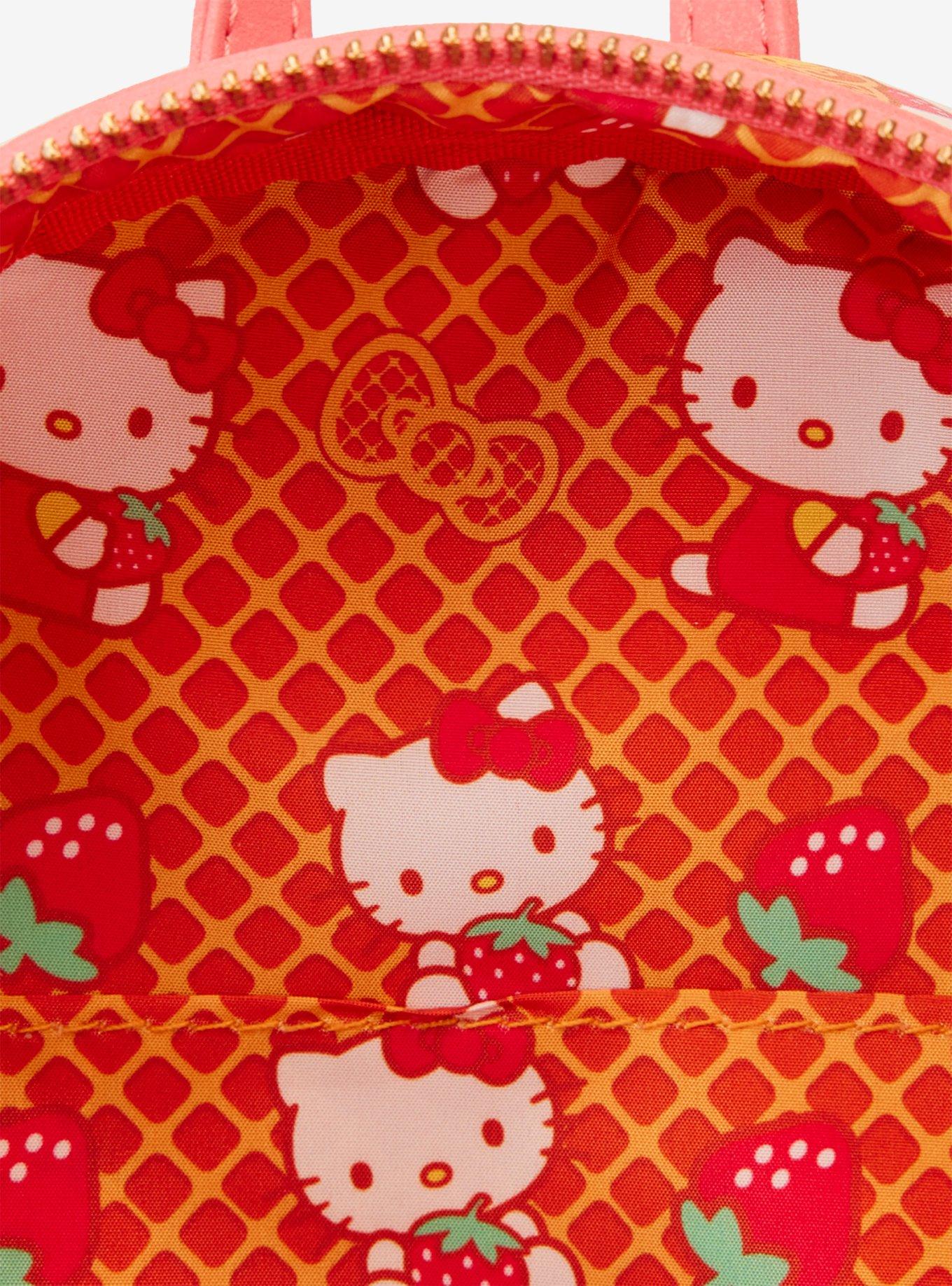 Loungefly Hello Kitty Waffle Mini Backpack, , alternate