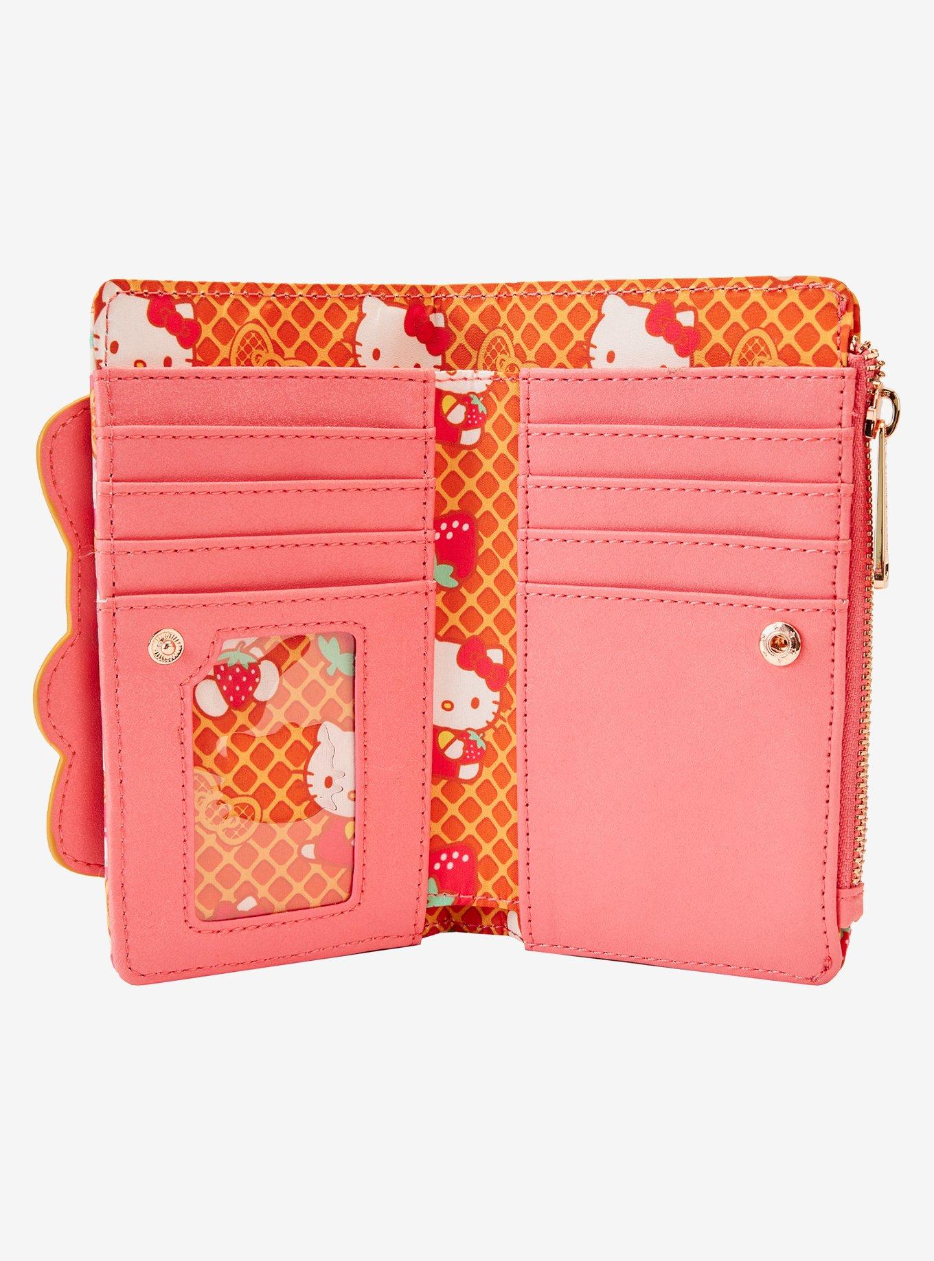 Loungefly Hello Kitty Waffle Wallet, , alternate