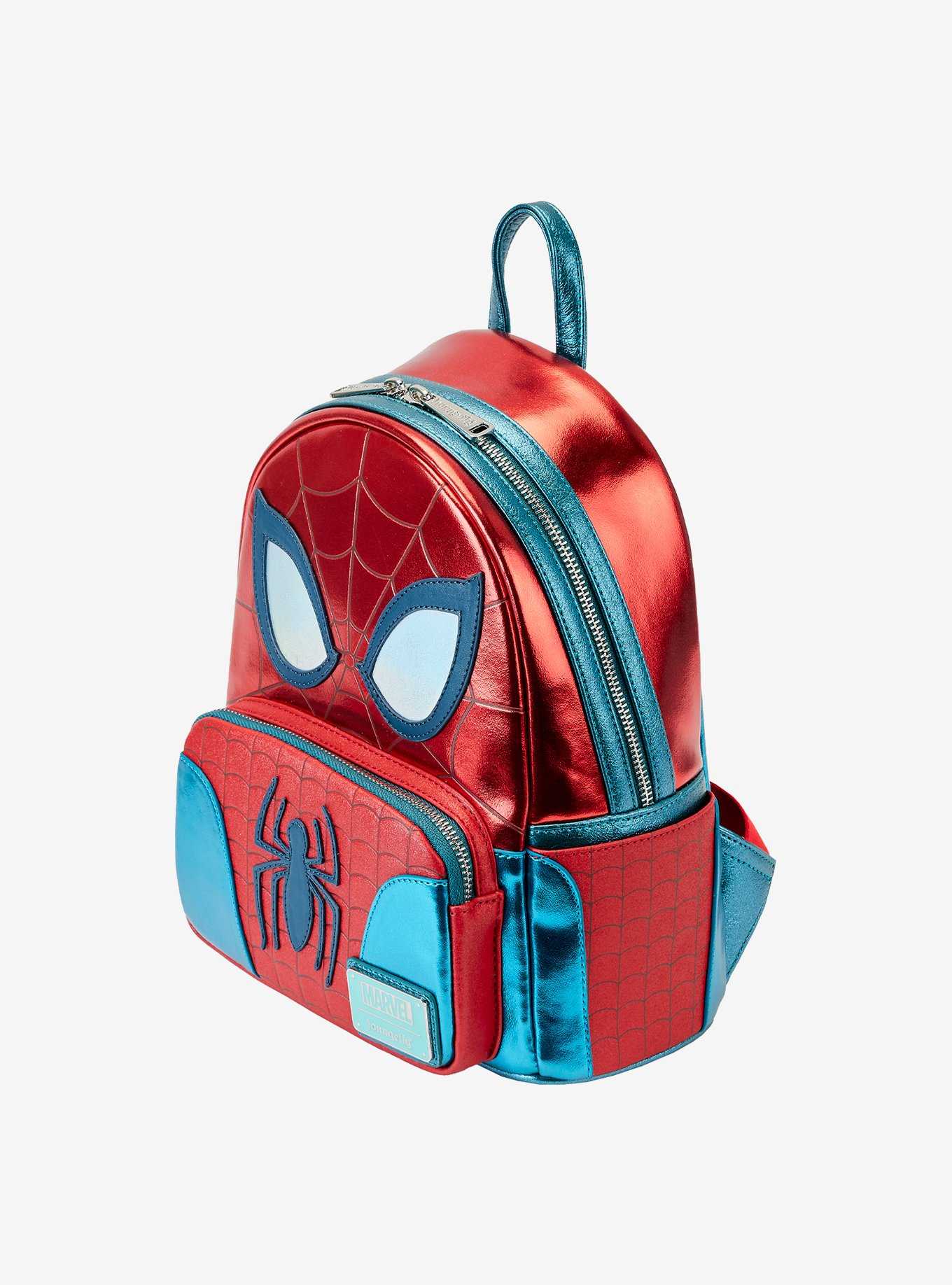 Loungefly Marvel Spider-Man Metallic Shine Mini Backpack, , hi-res