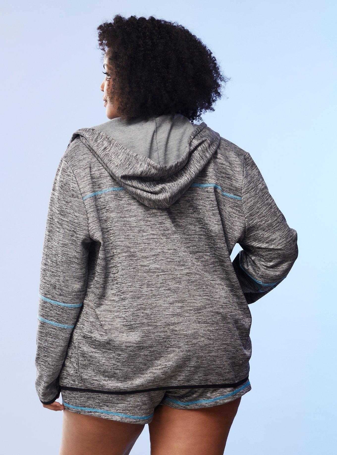Her Universe Star Wars Jedi Order Hoodie Plus Size Her Universe Exclusive, CHARCOAL HEATHER, alternate