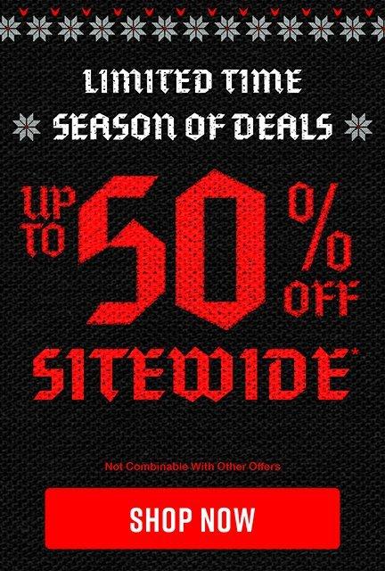 Shop Up To 50% Off Sitewide