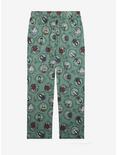 The Lord of the Rings Characters Allover Print Sleep Pants - BoxLunch Exclusive, SAGE, alternate