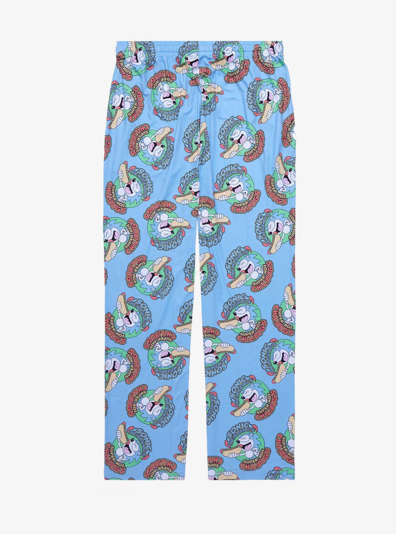 Sonic the Hedgehog Chili Dog Allover Print Sleep Pants - BoxLunch Exclusive , , hi-res