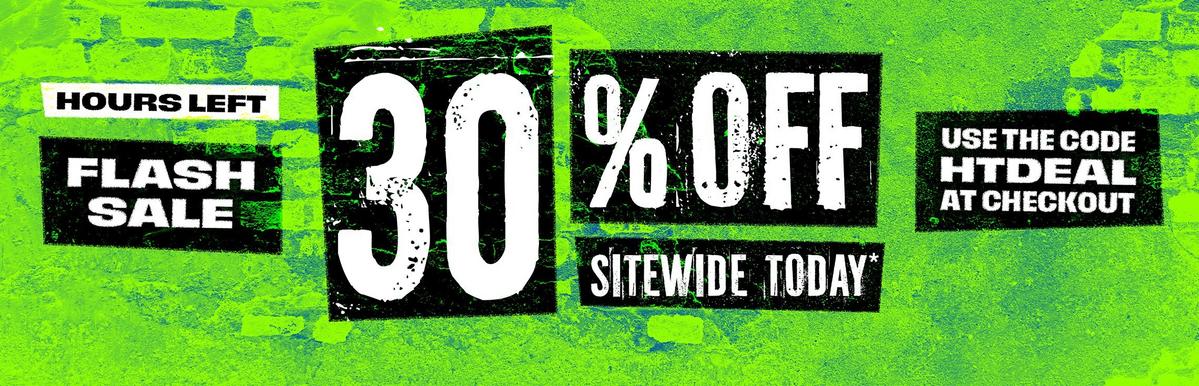 30% Off Flash Sale