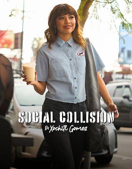 Xochitl Gomez wearing Social Collision styles