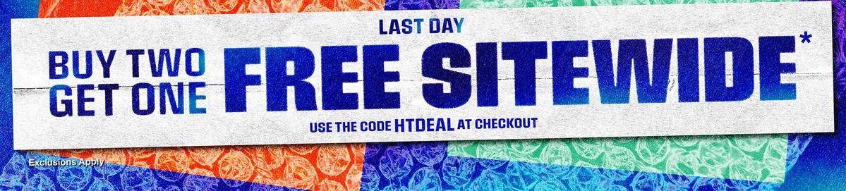 Buy Two, Get One Free Sitewide