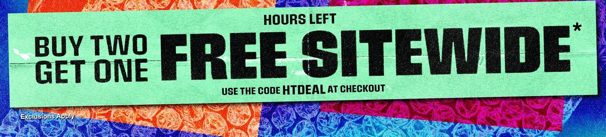 Buy Two, Get One Free Sitewide