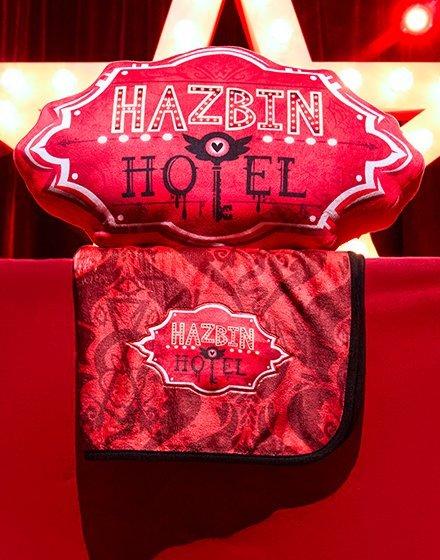 Hazbin Hotel pillow and throw