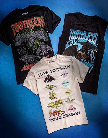 How To Train Your Dragon tees