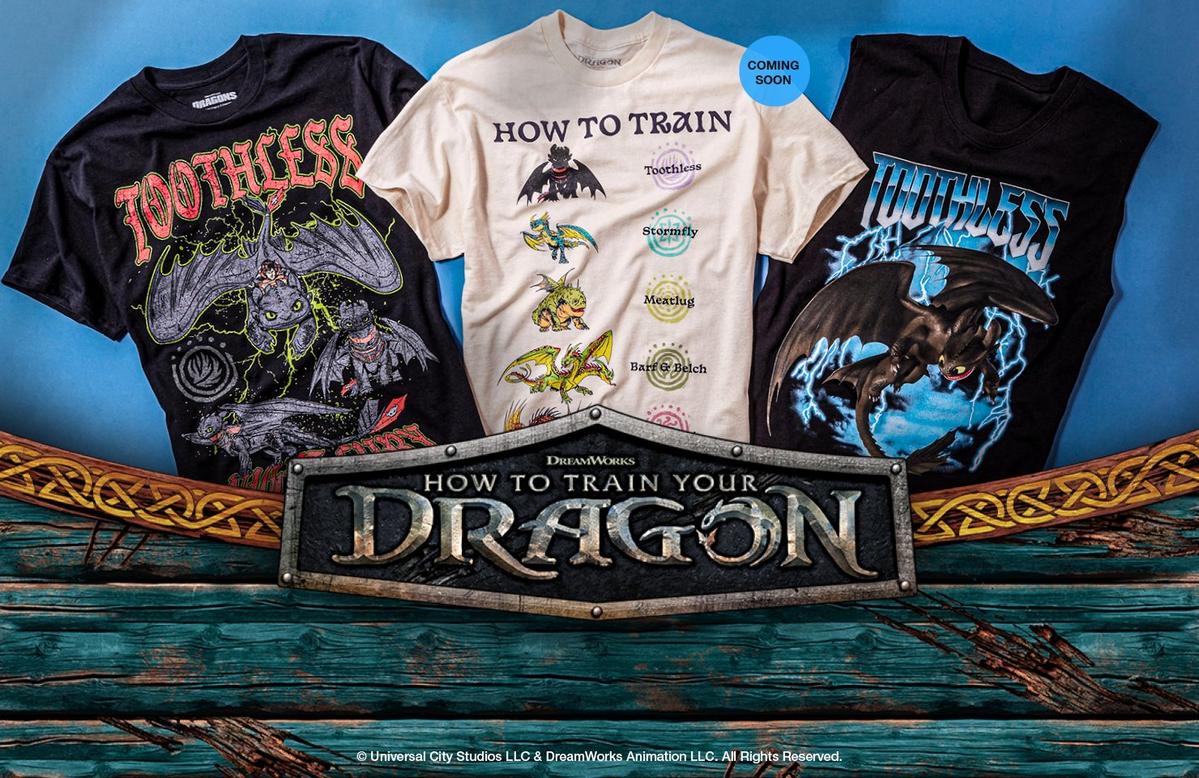 How To Train Your Dragon tees