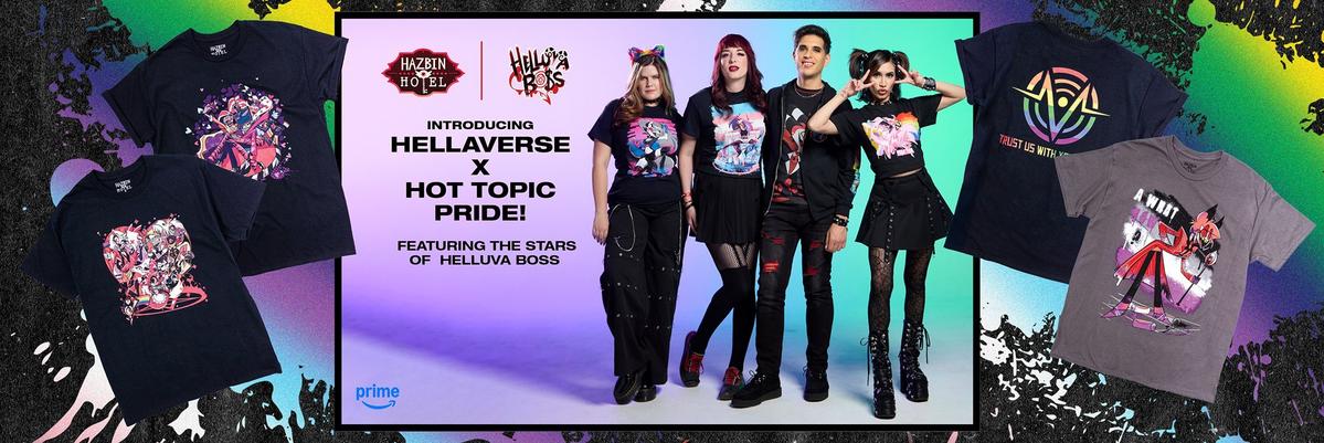 Hellaverse x Hot Topic Pride