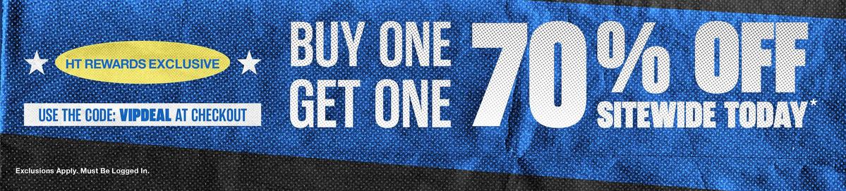 HT Rewards Exclusive BOGO 70% Sitewide