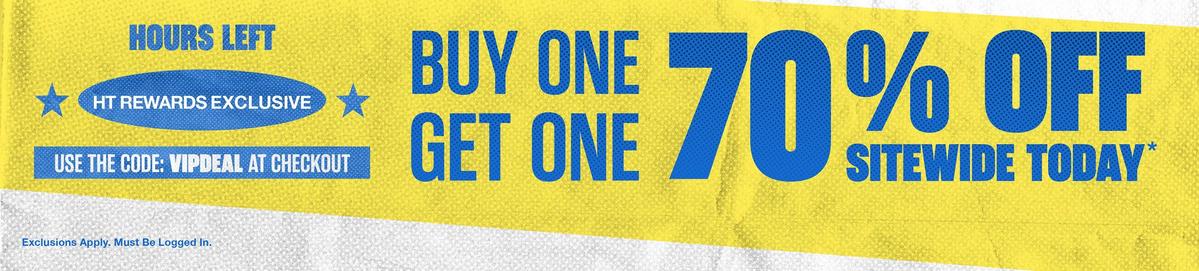 HT Rewards Exclusive BOGO 70% Sitewide
