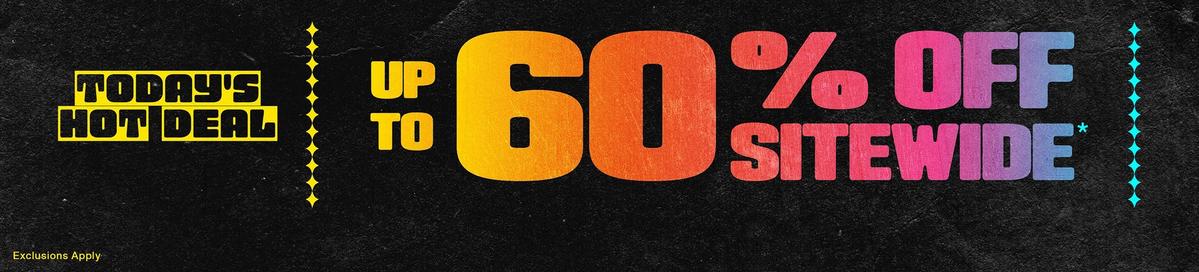 Up To 60Off Sitewide