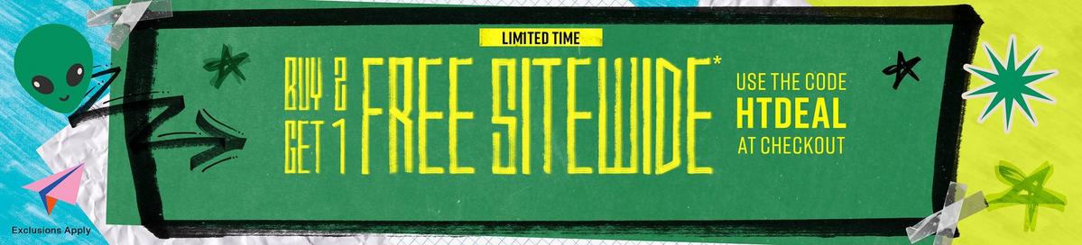 Buy Two, Get One Free Sitewide