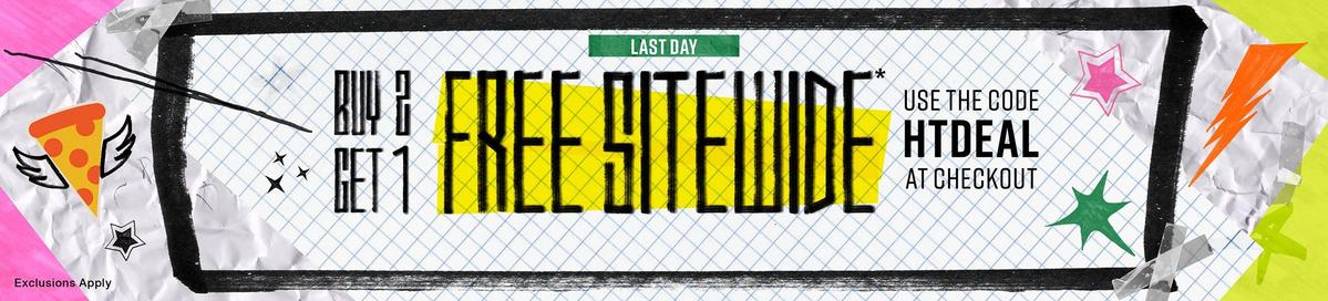 Buy Two, Get One Free Sitewide