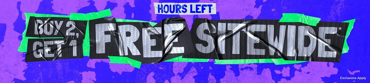 Buy 2, Get 1 Free Sitewide