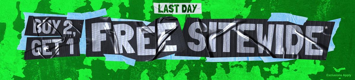 Buy 2, Get 1 Free Sitewide